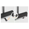 Maclean MC-914 Universal-Soundbar-Halterung Lautsprecherhalterung zur Montage unter dem Fernseher bis 15 kg VESA platzsparend