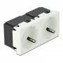 Wandsteckdose DELOCK 81423 — CEE 7/3, 16 A, 250 V, Weiß, ABS/PC, 45×90 mm