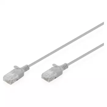 Patchkabel DIGITUS CAT6 U-UTP schlank, 0,5 m, grau