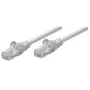 Intellinet Netzwerk-Patchkabel, Cat5e, 1 m, Grau, CCA, U/UTP, PVC, RJ45, vergoldete Kontakte, Snagless, Booted, lebenslange Garantie