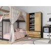 Topeshop SZAFA MALWA AN/AR K bedroom wardrobe/closet 5 shelves 2 Tür(s)