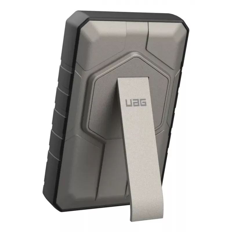 Urban Armor Gear 9B4411114036 Powerbank 10000 mAh Kabelloses Laden Schwarz, Titanium