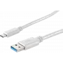 USB-Kabel ShiverPeaks BS13-31046 USB 3.2 Gen 1 3 m USB A USB C Weiß