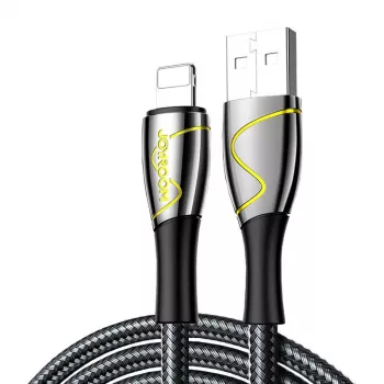 USB-Lade- und Datenkabel Joyroom S-2030K6, 2,4 A, 2 m, Schwarz