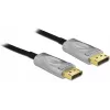 DeLOCK - DisplayPort-Kabel - DisplayPort (M) zu DisplayPort (M) - DisplayPort 1,4 - 15,0 m - Unterstützt 8K UHD (7680 x 4320) - Schwarz (85886)