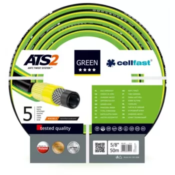 CELLFAST GARTENSCHLAUCH GRÜN ATS2 GRÖSSE: 5/8 LÄNGE: 50m