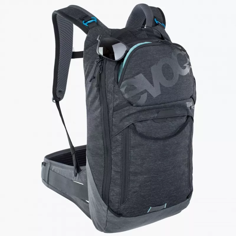 Fahrradrucksack EVOC Trail Pro 10L Carbon Grau Sport