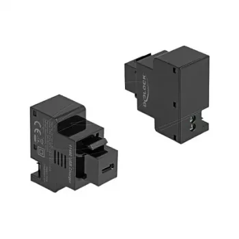 Keystone-Modul DELOCK USB-C Power Delivery 20W schwarz
