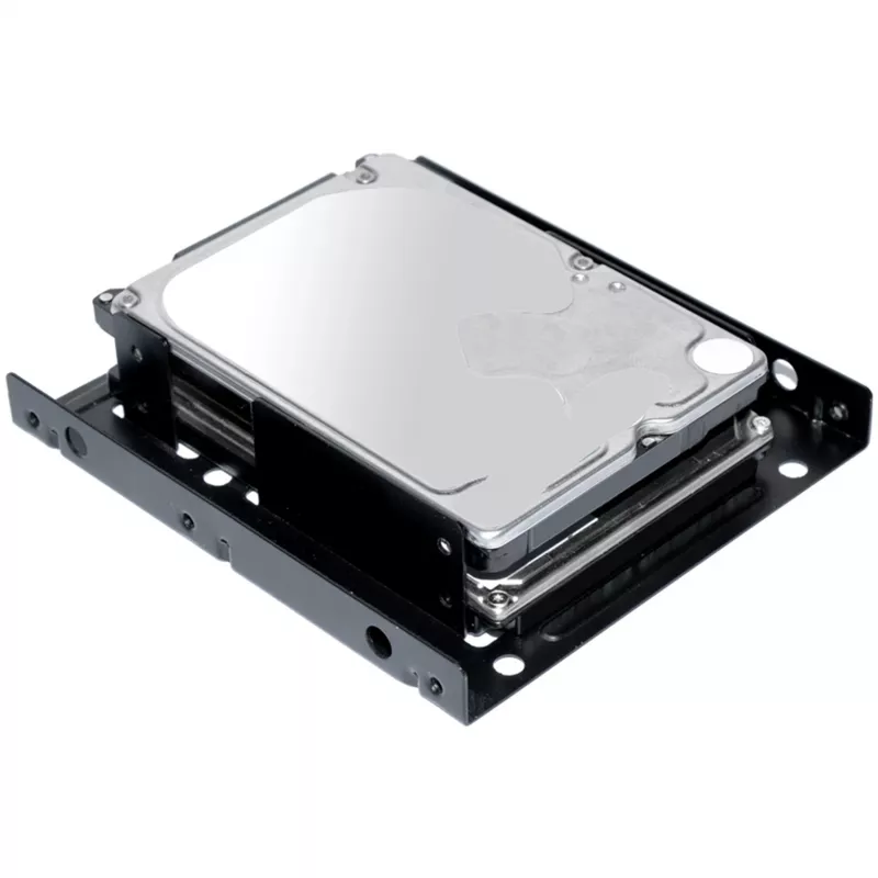 Montagerahmen ultron Intern 2x2.5 SSD/HDD Metall schwarz (377215)