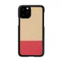 Smartphone-Hülle man and wood für iPhone 11 Pro, schwarz, Mismatch-Design