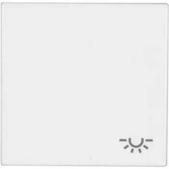 Elektro-Schalterzubehör Jung LS 990 L WW, weiß, kompatibel mit Serien 531 U/532 U/533 U, IP44
