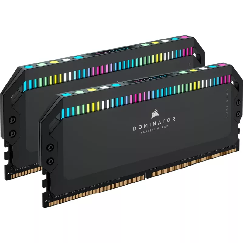 DIMM 64 GB DDR5-6400 (2x 32 GB) Dual-Kit, Speicher schwarz, CMT64GX5M2B6400C32, Dominator Platinium, INTEL XMP