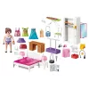 Playmobil Puppenhaus Spielset mit Figuren – Schlafzimmer mit Nähecke 70208