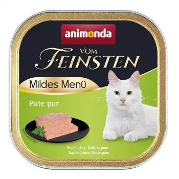 Animonda Vom Feinsten Mildes Menu Nassfutter für Katzen mit Pute, 100 g