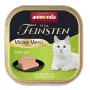 Nassfutter für Katzen animonda Vom Feinsten Mildes Menü Pute 100 g Beutel, Monoprotein, adult, 81% Feuchtigkeit