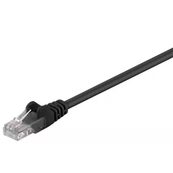 Wentronic Goobay CAT 5e Patchkabel, U/UTP, Schwarz, 2 m - CCA-Kupfergemisch (68647)