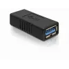 DELOCK USB 3.0-A Adapter USB-A auf USB-A schwarz, USB 3.0 Datenübertragung