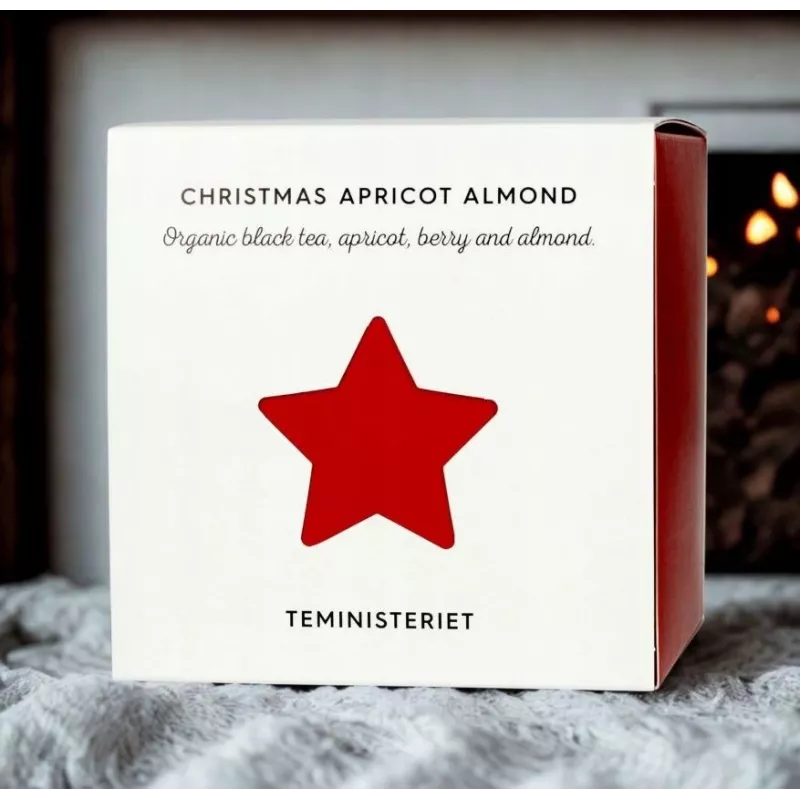 Christmas Fireside loser schwarzer Tee 100g - Teministeriet