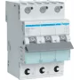 Hager MBS320. Bemessungsstrom: 20 A. Typ: B-Charakteristik, Modulanzahl (max): 3 Module. Breite: 52,5 mm, Tiefe: 70 mm, Höhe: 83,4 mm (MBS320)
