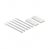 Patchpanel 19 Zoll DELOCK 24-Port Keystone, neigbare Ports, Zugentlastung, 1U metallisch