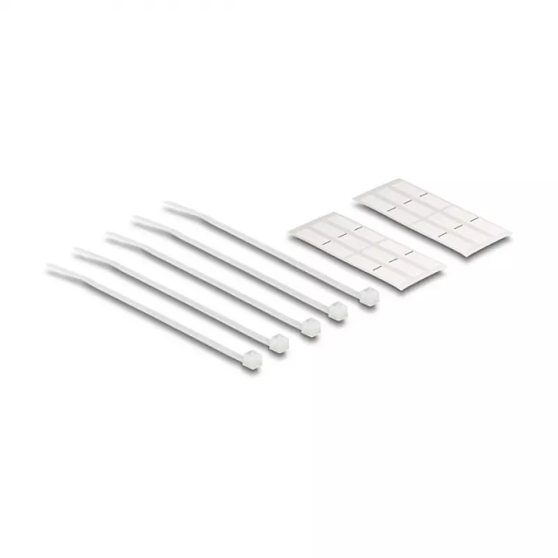 Patchpanel 19 Zoll DELOCK 24-Port Keystone, neigbare Ports, Zugentlastung, 1U metallisch