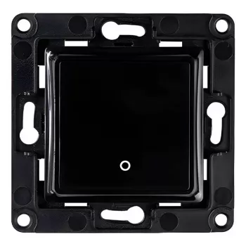 Lichtschalter Shelly Wall Switch 1 Schwarz