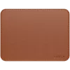Satechi Premium Mauspad – Mauspad aus veganem Leder (braun)