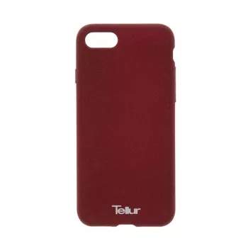 Cover Tellur iPhone 7 Braun Rot