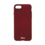 Cover Tellur iPhone 7 Braun Rot