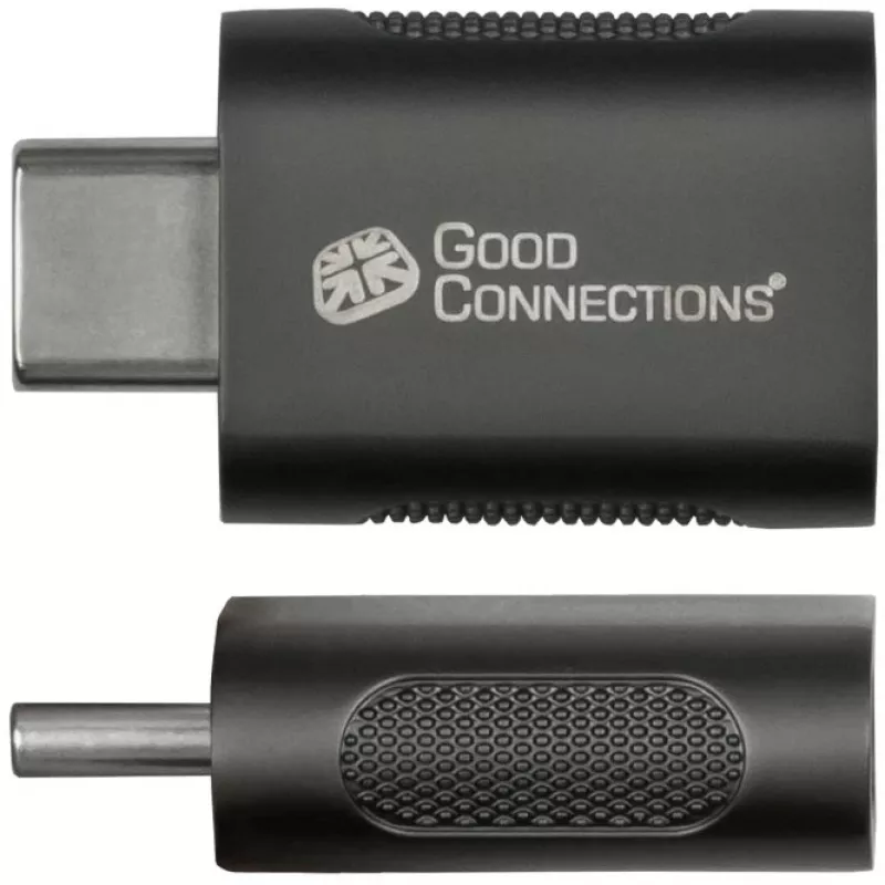 Good Connections Adapter USB 3.2 Gen.1 3.0 Stecker C auf USB-A Buchse galvanisiertes Metallgehäuse (USB-AD302)