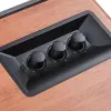 Edifier R1280T Active Bookshelf Speaker System with Remote Control and Dual RCA Inputs - Brown Wood