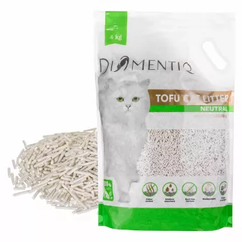 DIAMENTIQ Tofu Neutral Ultra klumpend – pflanzliche Streu – 4 kg