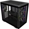Elite 600 ARGB, Tower-Gehäuse schwarz, 2x gehärtetes Glas
