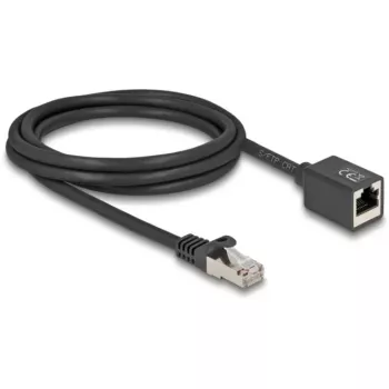Netzwerkkabel DeLOCK 90309 RJ-45 Cat6a 2 m Schwarz