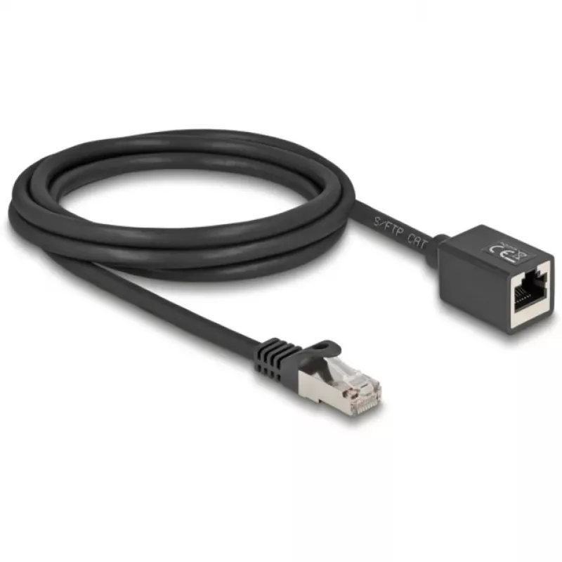 Netzwerkkabel DeLOCK 90309 RJ-45 Cat6a 2 m Schwarz