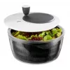 Salatschleuder GEFU Rotare mit Kurbelgriff, Fassungsvermögen 3 L, Kunststoffgehäuse, schwarz/weiß, spülmaschinengeeignet