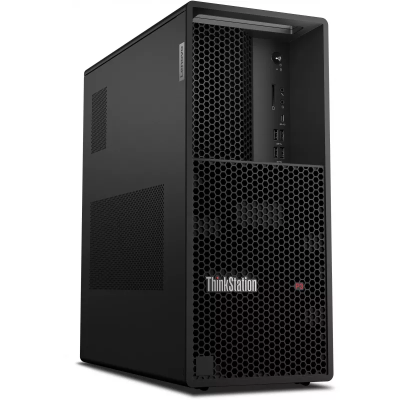 Lenovo ThinkStation P3 Tower Gen 2 Intel Core Ultra 5 245K 32 GB DDR5-SDRAM 512 GB SSD Windows 11 Pro Workstation Schwarz