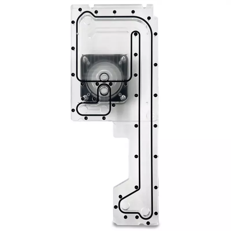 Stealkey Customs Distroplate für Fractal Design North D4 — Acryl-Reservoir (SW10099)