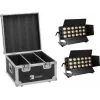 LED-Lichtset EUROLITE CLS-18 QCL RGB/WW 18x7W mit Flightcase