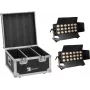 LED-Lichtset EUROLITE CLS-18 QCL RGB/WW 18x7W mit Flightcase