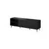 Cama RTV-Schrank PAFOS 150x42x52 schwarz matt