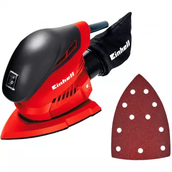 Multi-Schleifer TH-OS 1016, Deltaschleifer Rot/Schwarz, 100 Watt