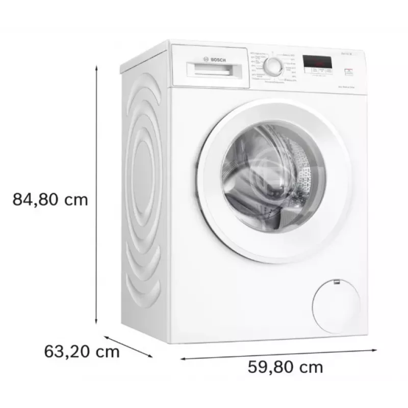 Frontlader-Waschmaschine Bosch WGE02201PL — 8 kg, 1200 U/min, 55 l Trommel, LED-Anzeige, Inverter
