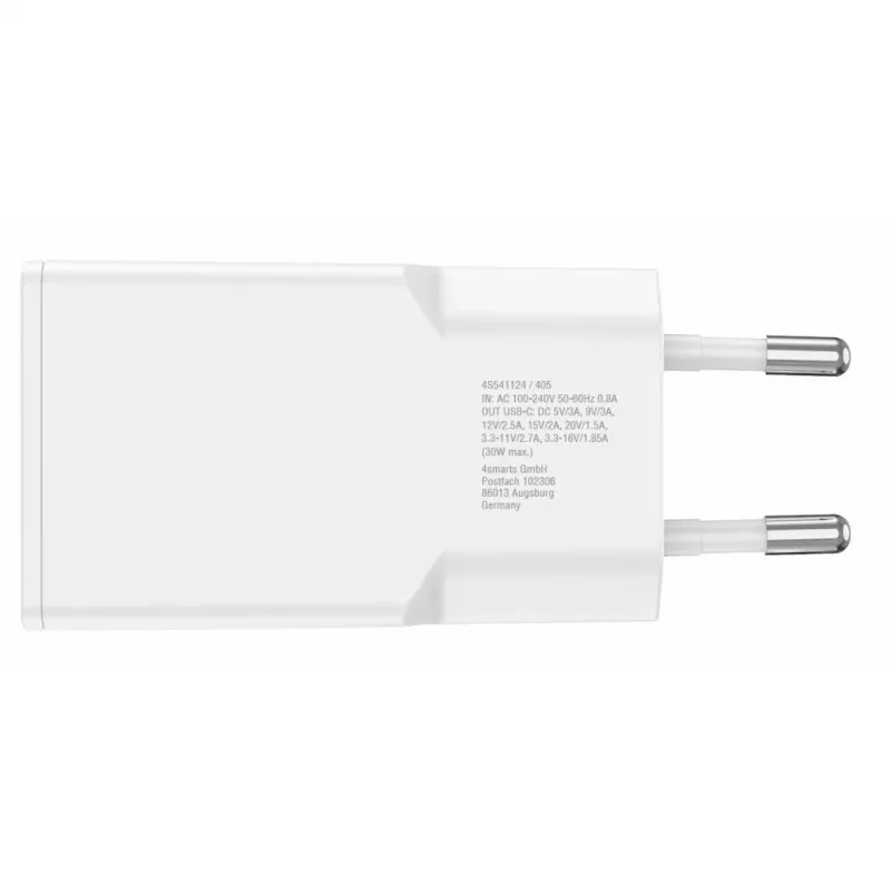 Indoor-Ladegerät 4smarts 541124 Smartphone Weiß AC Schnellladung