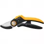 Astschere Fiskars Plus PowerLever Amboss Schwarz Orange