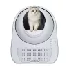 Selbstreinigende Katzentoilette Catlink Scooper Young, grau – 13 l, 600 × 580 mm, 12-V-Adapter