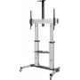 SpeaKa Professional SP-6646944 Halterung für Schilderdisplays 2,54 m (100 ) Schwarz - Silber (SP-6646944)