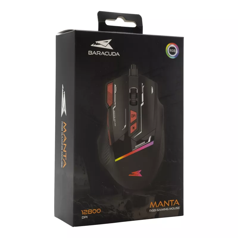 Maus Baracuda BGM-041 MANTA Schwarz USB