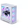 PHANTEKS Eclipse G400A PC-Gehäuse + Glacier M25 Gen2 AiO-Flüssigkeitskühlung - Weiß