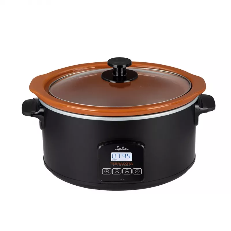 Slow Cooker Jata JEOL2145 5 L 210 W Schwarz Terrakotta Tasten 230 V